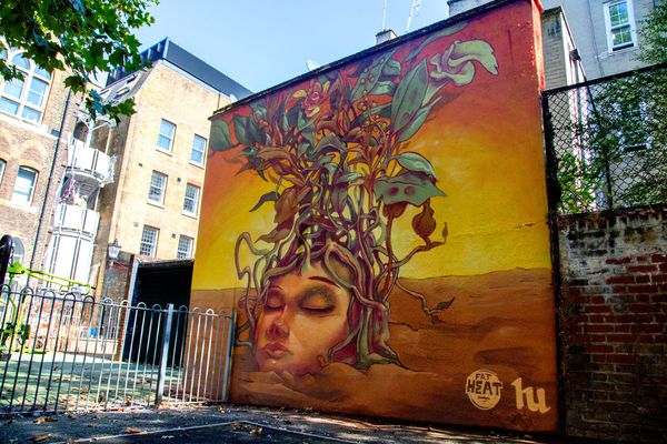 Falfestménnyel emlékeznek az 1956-os forradalomra Londonban