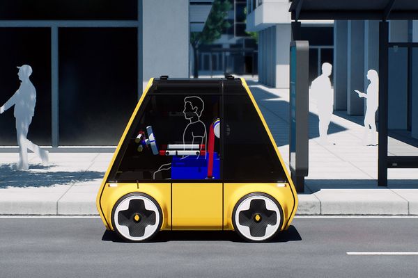 Flat-packed concept car