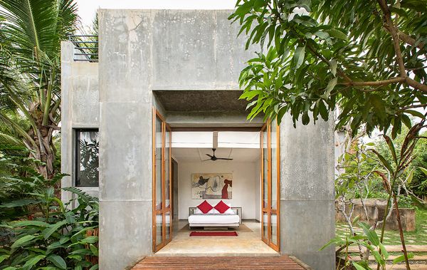 Brutalist holiday homes