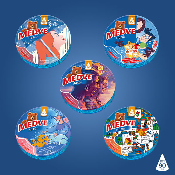 Medve sajt celebrates with the drawings of Hungarian illustrators