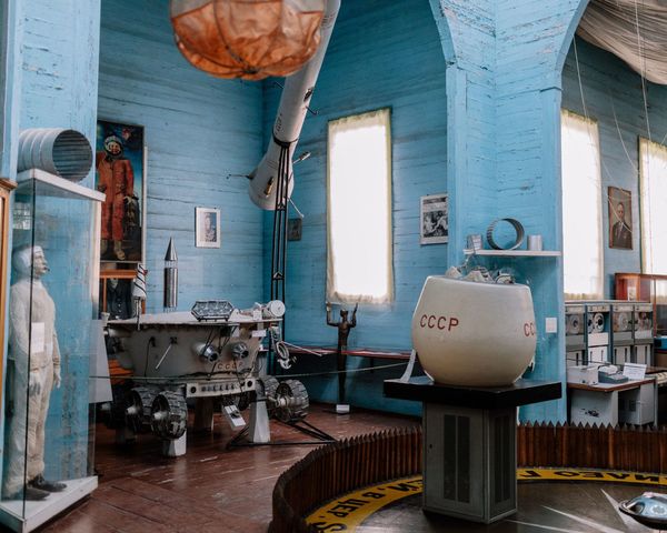 A cosmonautics museum hidden in a wooden church in Ukraine