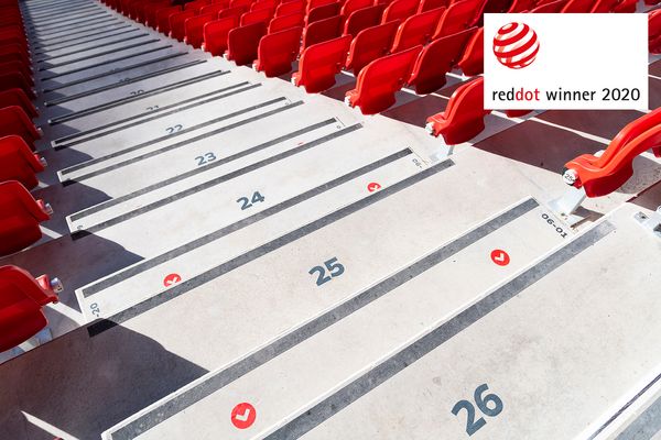 Red Dot-díjas a Puskás Aréna  látogatóirányító-rendszere