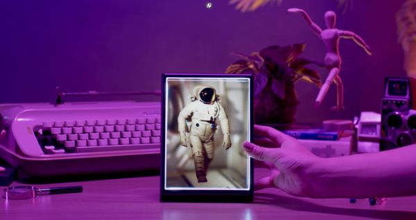 Itt az első holografikus képkereted