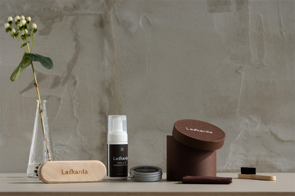 The Ukrainian Laskarda shoe brand got a brown-green identity | Dmytro Khrunevych