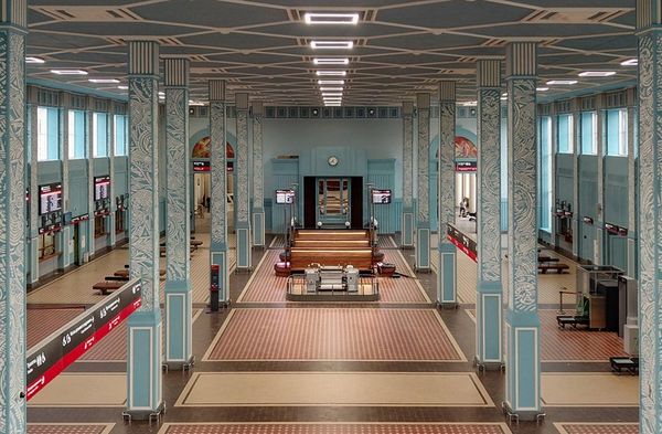 Iconic Russian railway station restored