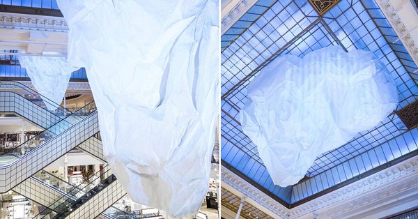 Indoor icebergs in Paris