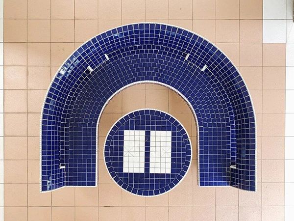 Singaporean social housing tables from above