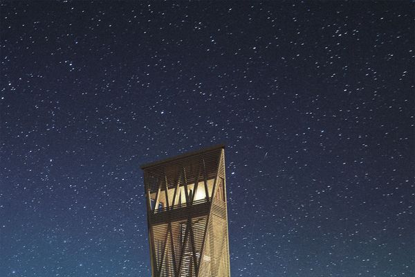 The new lookout tower of the greening Budapest