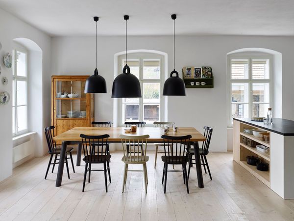 Rundown school building turned into an idyllic guest house in the Czech Republic