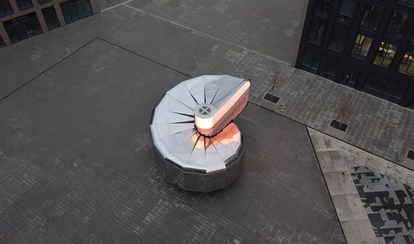 Travel to Mars from a square in Prague