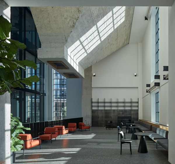 Co-working office complex from a Bratislava heating plant