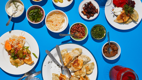 A young couple takes Polish national food to Australia