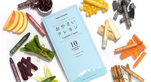 Crayons from vegetables and fruits | Mizuiro