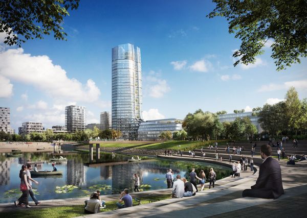 Budapest’s first skyscraper, MOL Campus inaugurated