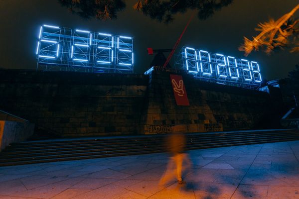 Prague clock is counting down to stop climate change