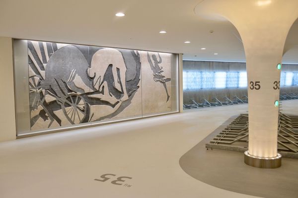 Underwater bicycle parking in Amsterdam