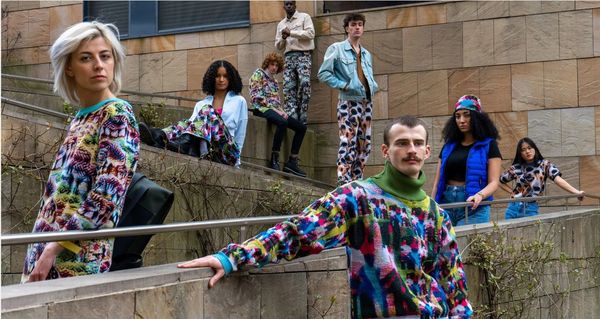 Knitwear that hides its wearer from facial recognition