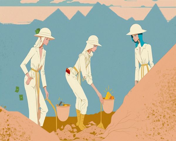 Shallow gold diggers?