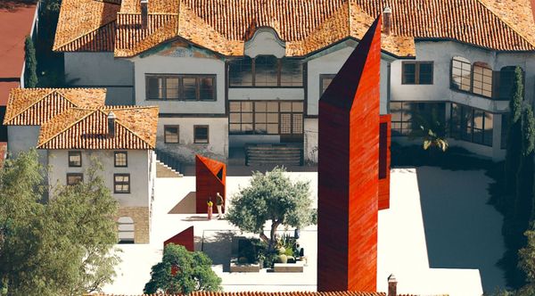 Red monoliths will mark Tirana’s new museum